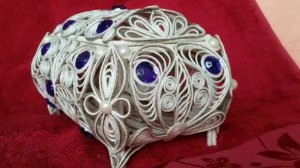 Изделия из джута.  Шкатулки из джута #3