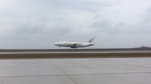Взлёт Ан-124-100 Руслан из аэропорта Платов ( Ростов-на-Дону)