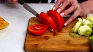 Баранина с овощами на сковороде простой рецепт на ужин и обед!