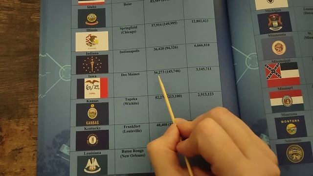 ASMR Facts about the USA (State Capitals, Flags, Population, Size) смотреть онлайн