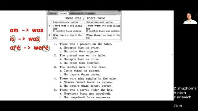 [Барашкова 3 класс] Задание 114. There was/were смотреть онлайн