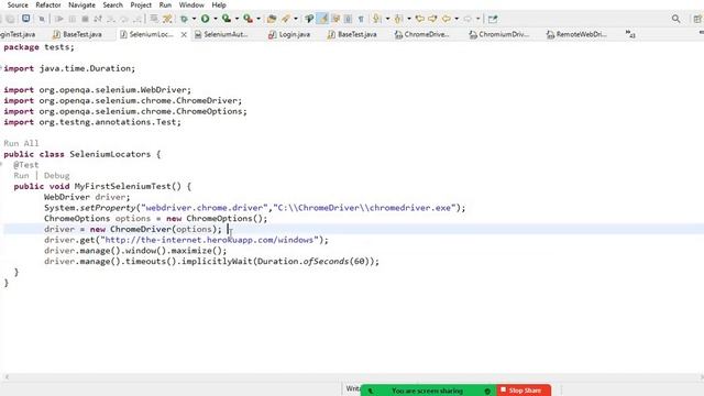Selenium Project Setup | Selenium Locators | By ID