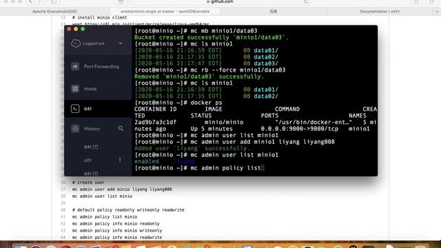 minio容器化部署对象存储网盘 смотреть онлайн