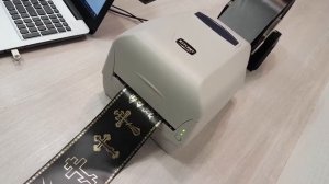 Печать изображений на принтере для траурных лент RITLENT