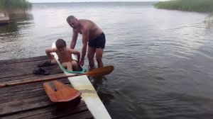 Обзор спортивной байдарки!
