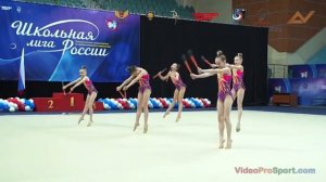 Художественная гимнастика,  групповое выступление, , Звёздочки,, Мытищи