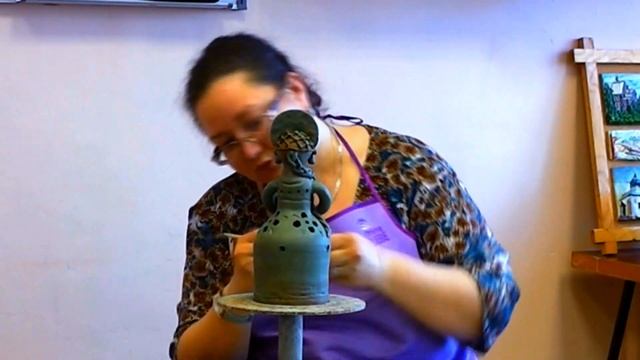 Скульптура образа берегини. смотреть онлайн