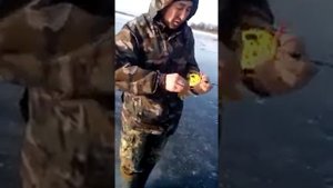 Зимняя рыбалка в Астрахани на окуня.