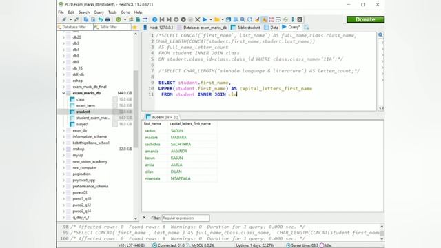 Data Base Task 30 |Write a Query Statement| 1st Year | Java Institute