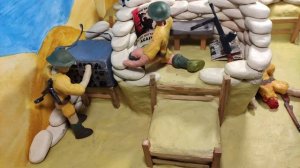 World War 2 in clay. British infantry vs Wehrmacht. #3