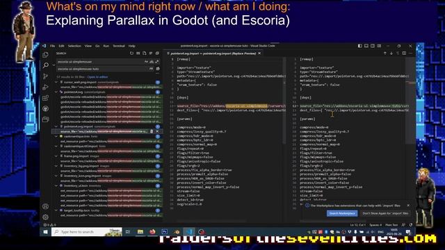 Escoria for retro pixel, episode 5 - UI part 1 смотреть онлайн