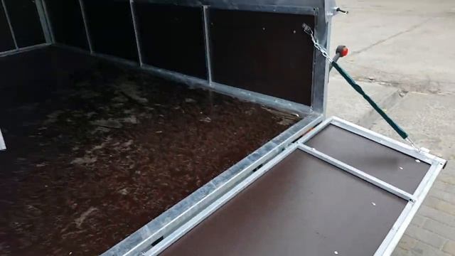 Прицеп База. Оцинкованный 2х осный. 40000 УА. 900 дуги. 1200 тент. смотреть онлайн