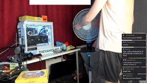 ВАНОМАС СОБРАЛ ВЕНТИЛЯТОР НА СТРИМЕ. АНШЛАГ МАСЛАКОВА