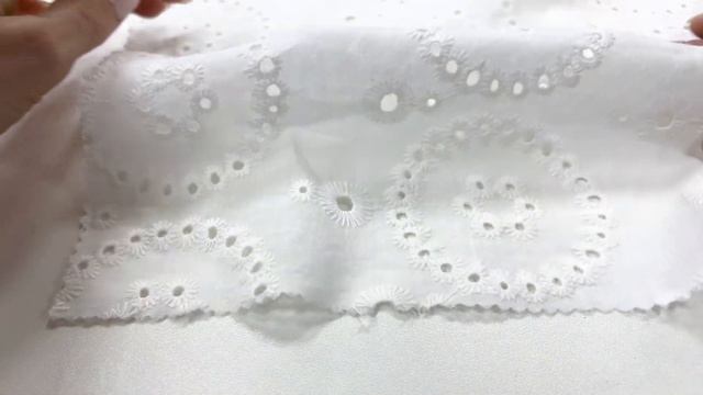 Хлопковое шитье для воздушных летних платьев