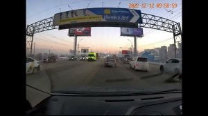 Прогулка по Новосибирску с видеорегистратором. 12.12.2022 UltraHD (4K)