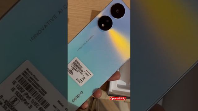 New Oppo A78 5g #mobilelegends #tech #oppo #mobilehub#oppoindia #trending