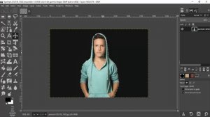 Create a Dotted or Dashed lines around the person using GIMP | Photoshop Alternative | #84