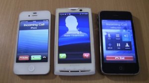 Incoming call & Outgoing call at the Same Time Sony Xperia X10i+2 Iphone IOS 6