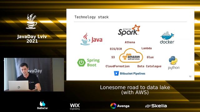 Lonesome road to data lake (with AWS) by Yaroslav Tuzhanskyi | JavaDay Lviv 2021 смотреть онлайн