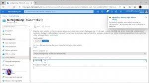 Azure Static Website