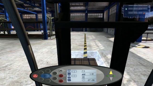 Работа на погрузчике|Forklift Truck Simulator 2009|Симулятор погрузчика 2009| Складская работа