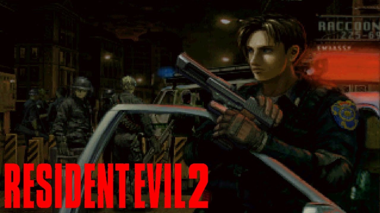 Resident Evil 2 (Leon) Игрофильм Леон #1 ( на Русском )