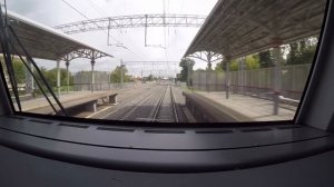 МКЖД из кабины электропоезда Ласточка 2016