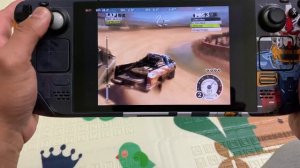 Dirt 2 on Steam Deck