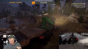 SnowRunner 11 Сезон. Делаем поручения и контракты. Кооп