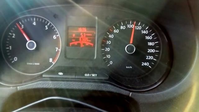 Поло Седан - Расход топлива - трасса на разных скоростях. Эксперимент смотреть онлайн