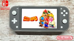 Super Mario RPG Nintendo Switch Lite Gameplay