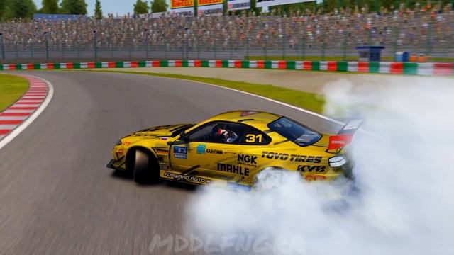 Gocha's s15 drifting at Suzuka | Assetto Corsa смотреть онлайн