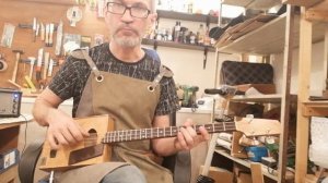 Сигарбокс гитара с укороченной мензурой 610 мм