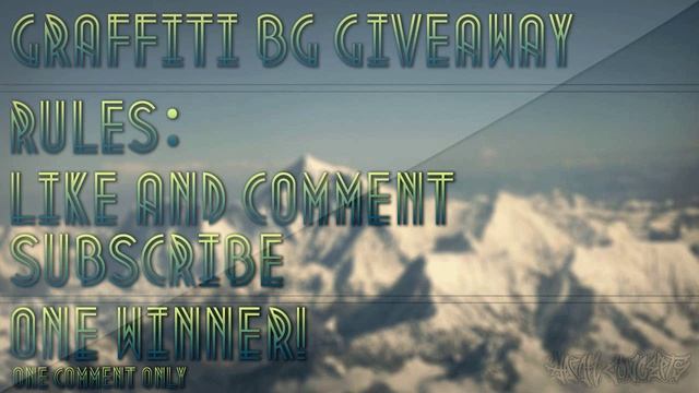 Graffiti Background & Signature GIVEAWAY! ( CLOSED ) смотреть онлайн
