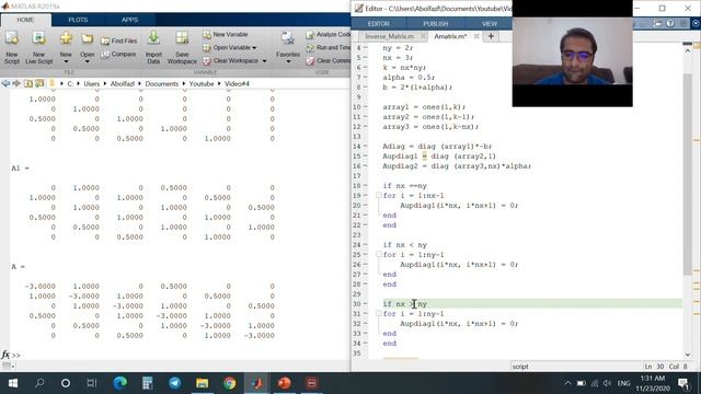 Numerical Solution of 2D Laplace equation using FDM and Inverse Matrix Technique смотреть онлайн