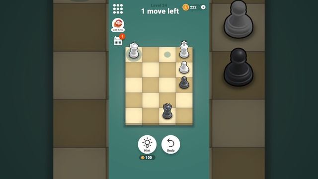 Level 24 - Pocket Chess - Solution/Walkthrough