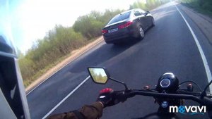 Первый выезд на Honda ss50 CAFE 110 (Replica)
