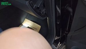 Замена угольного салонного фильтра RAF FILTER RSTC010MB в автомобиле Mercedes-Benz GLS II (X167)