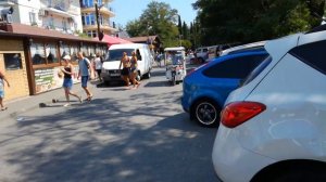 Улица Нижнеимеретинская в Адлере, где мы жили в отеле