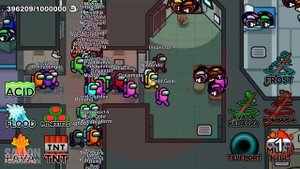 AMONG US, but with SUPER IMPOSTOR on SKELD MAP