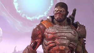 Zombie Doomguy Removes His Helmet (Doom Eternal: Ancient Gods Part Two)