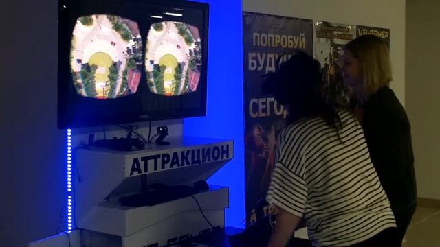 Cyber Space в очках Oculus Rift 2 (кибер качели) 2 смотреть онлайн