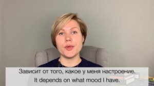 RUSSIAN VOCABULARY: 3 ways to say "IT DEPENDS" in Russian