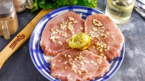 Ромштекс из свинины без сухарей