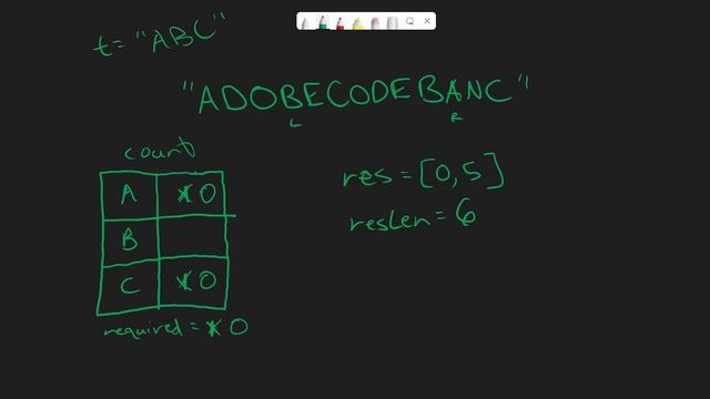 Minimum Window Substring - Leetcode 76 - Python смотреть онлайн