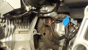 BMW R1150GS Adventure. Замер диска сцепления.