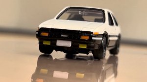 トミカ プレミアム アンリミテッド 01 イニシャルD AE86 トレノ 藤原拓海 ミニカー トヨタ 頭文字D ドリフト アニメ