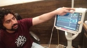 How to check blood pressure, Pulse , Spo2, Ecg and respiratory rate with ICU monitor