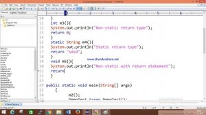 Static Method|Non-Static|Return Type Method Online_Project_Class _part-2