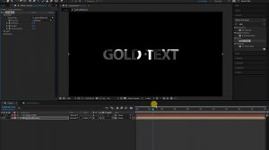 Adobe After Effects CC Tutorial: How to create Gold Text Style